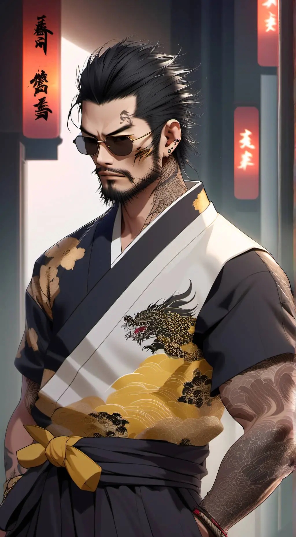 ai character: Kenjiro Takuma background