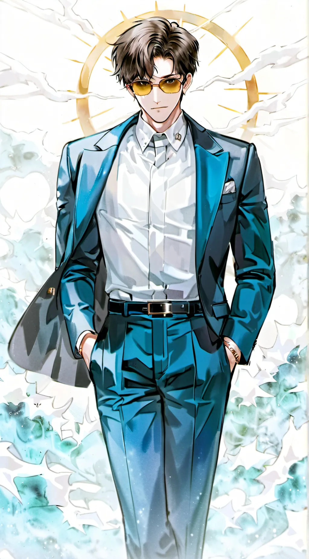 ai character: BL MANGA background