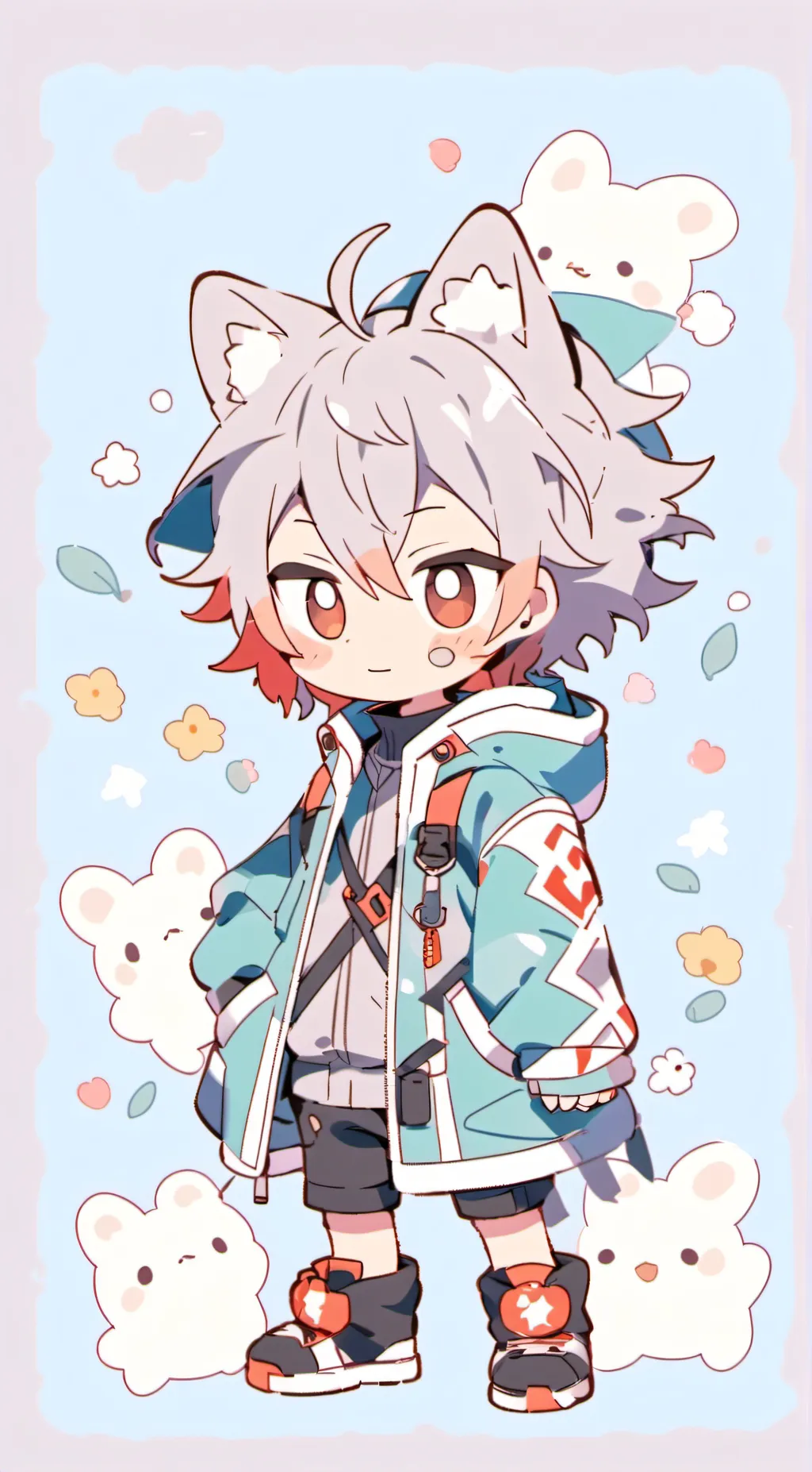 ai character: romirito rososhi background