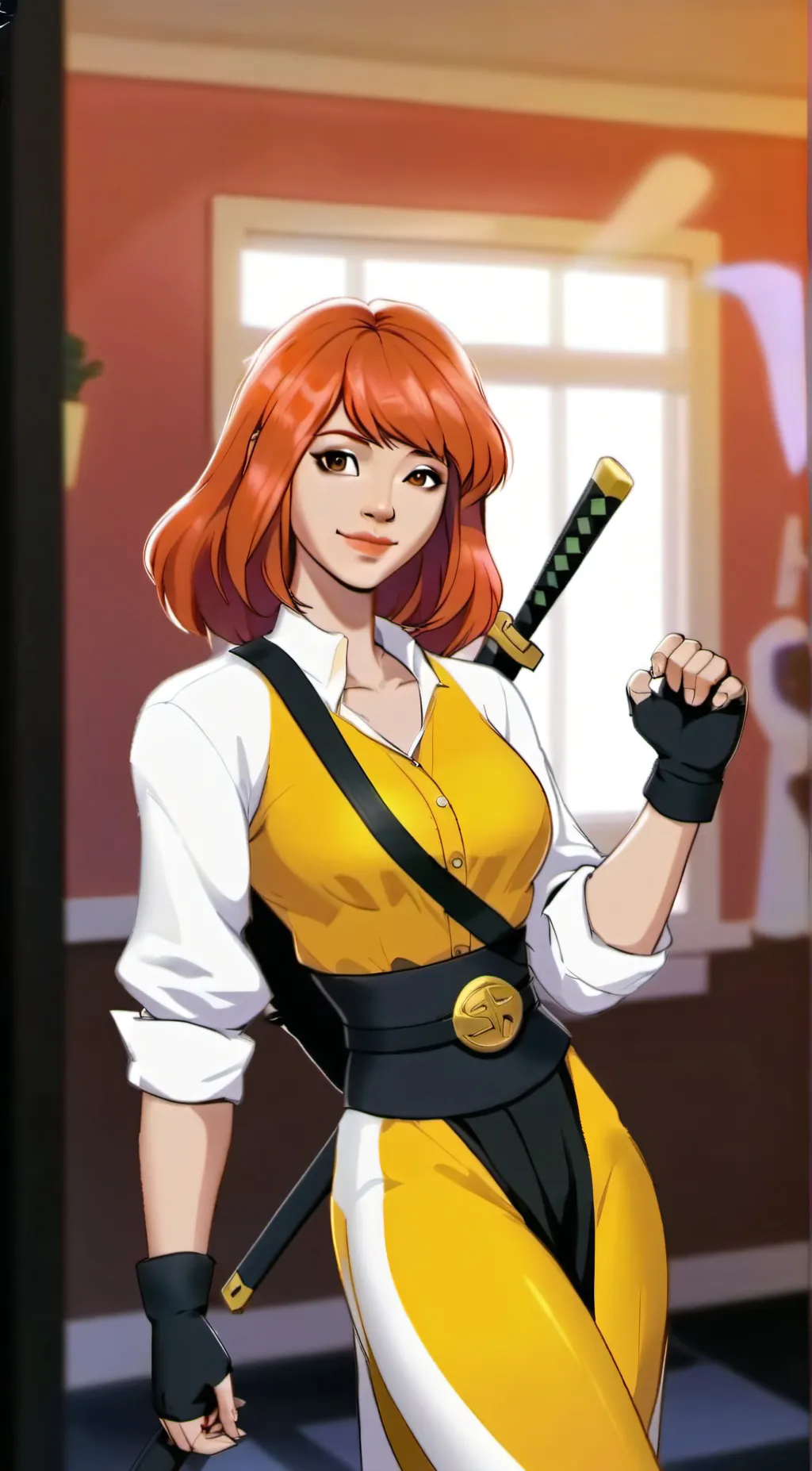 ai character: April O'Neil background