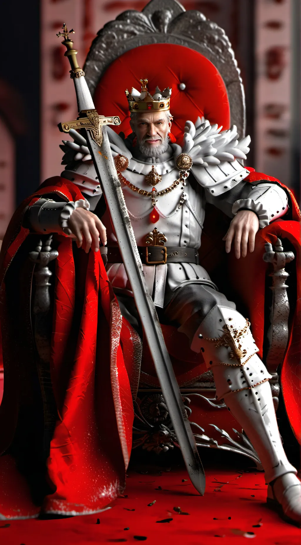ai character: King Richard  background