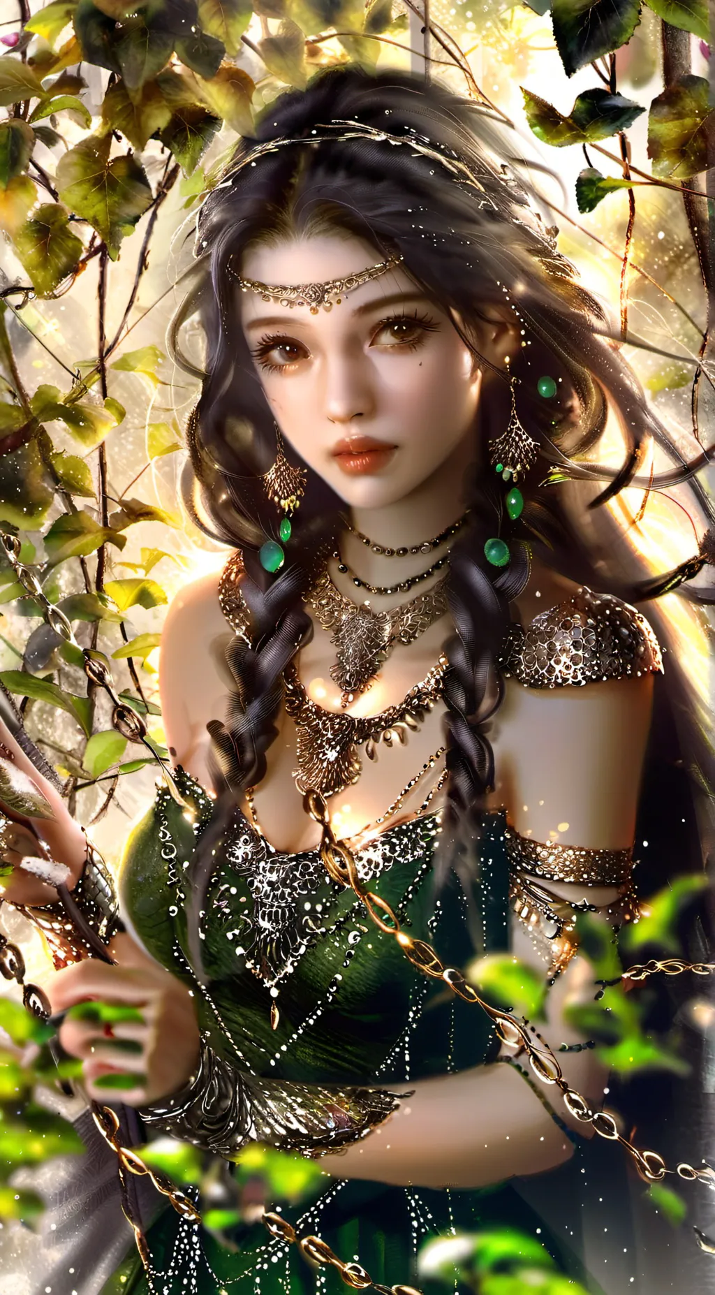 ai character: Jade background