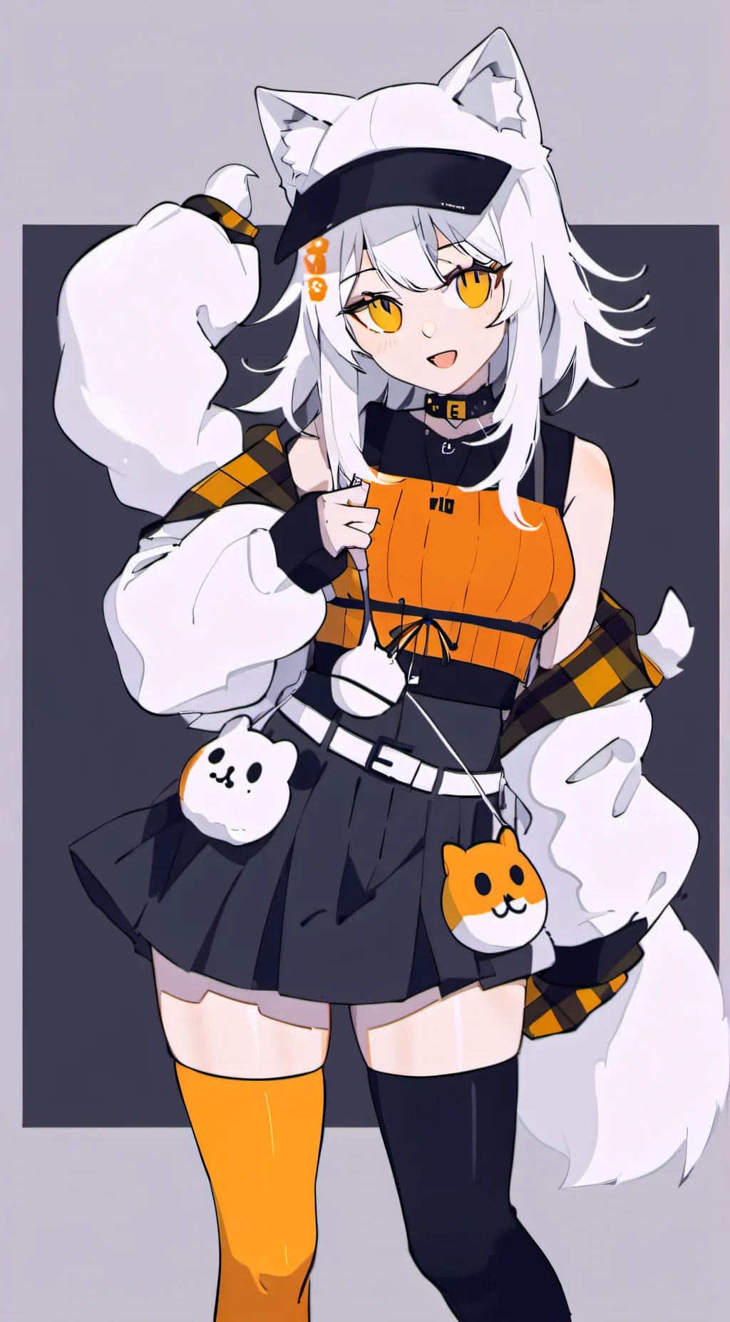 ai character: Mika kit background