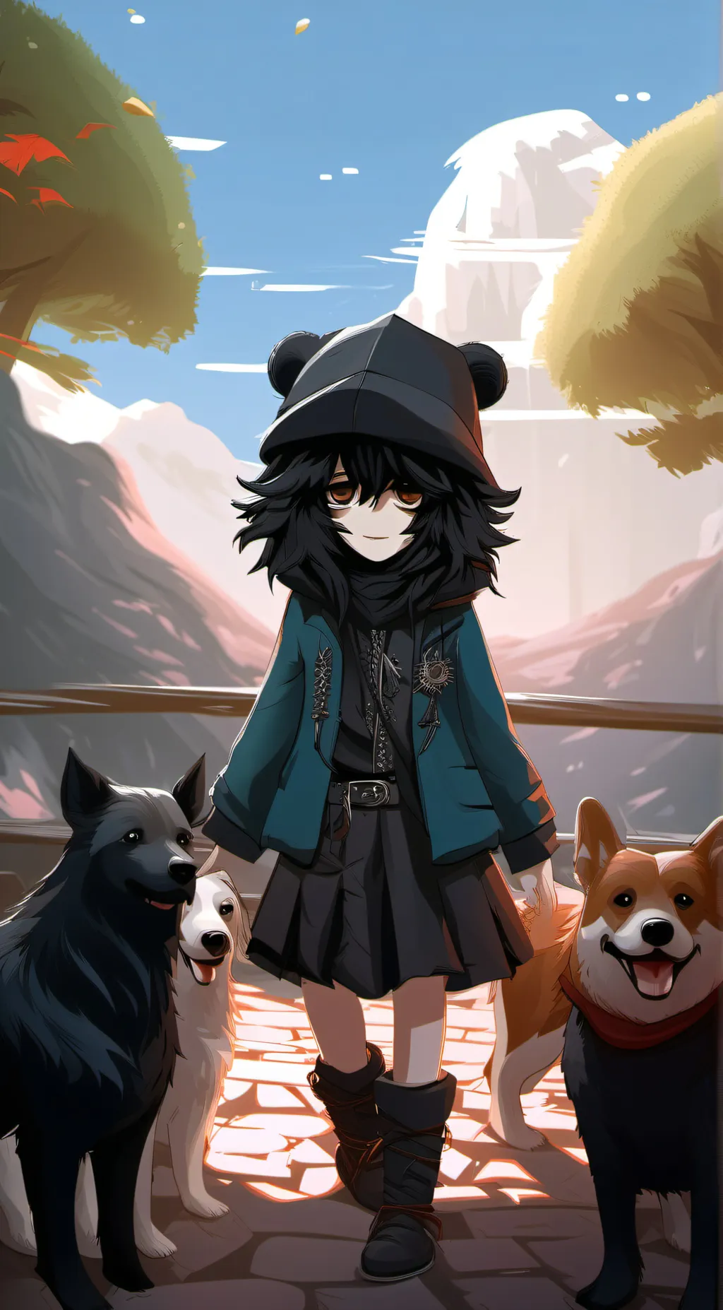 ai character: La emo background