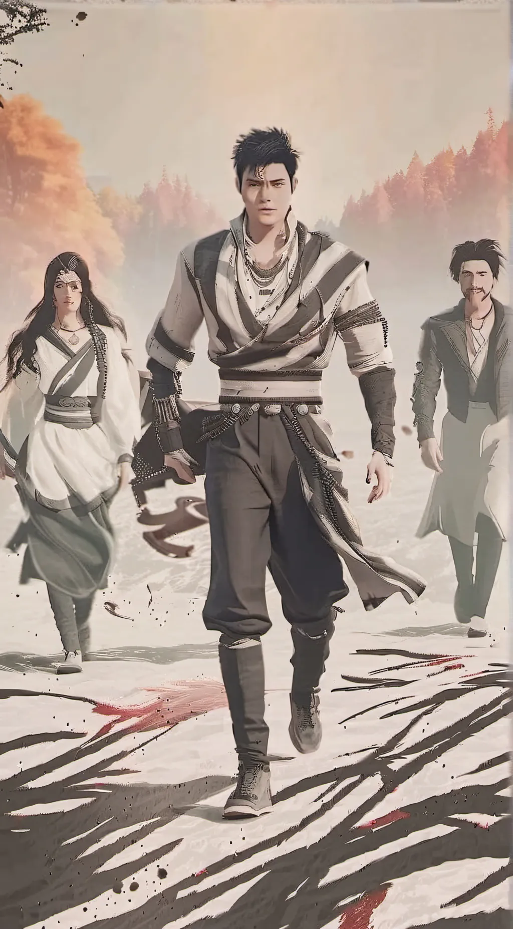 ai character: dragen ball Z background