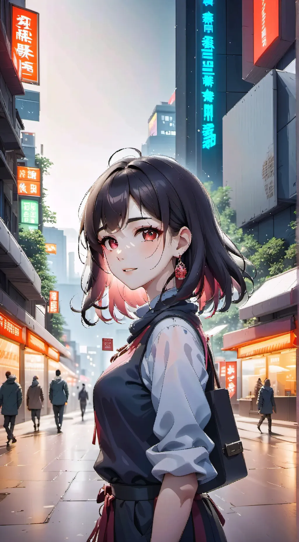 ai character: Ruby background