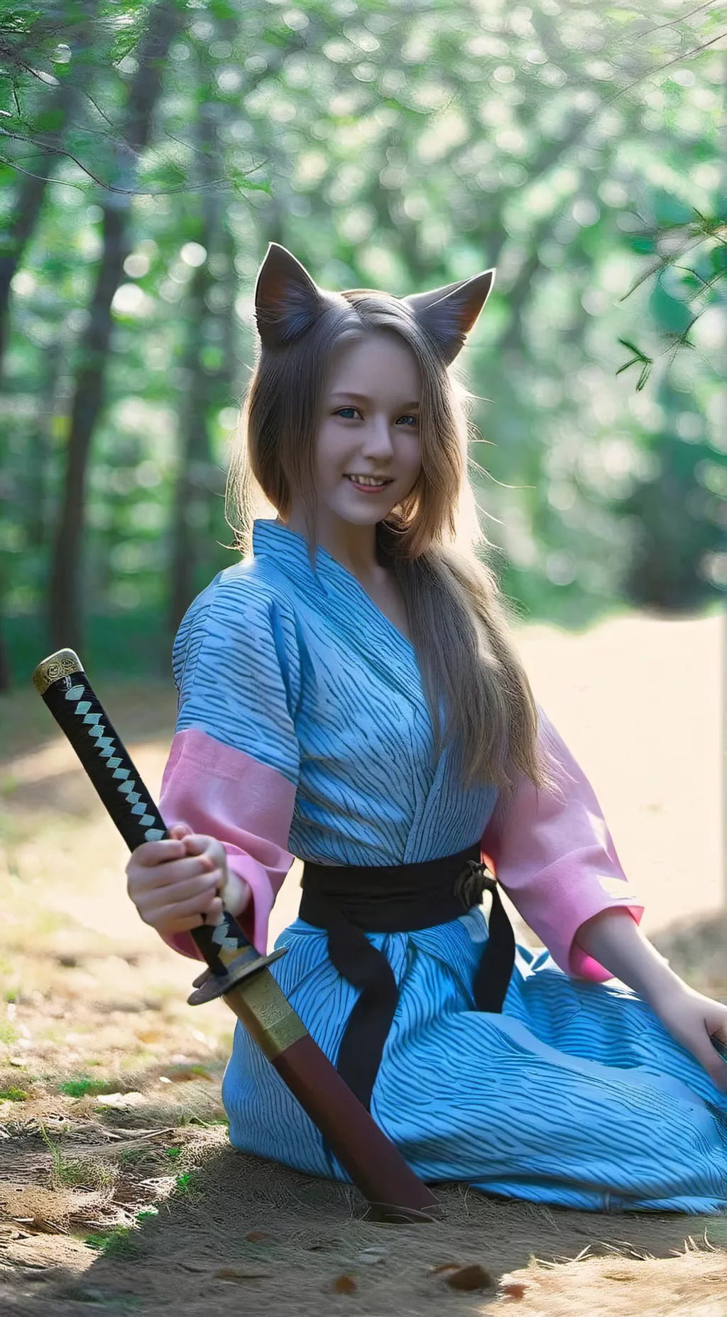 ai character: hashira  background