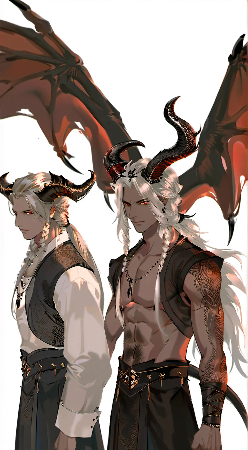 ai character: The aki twins. background