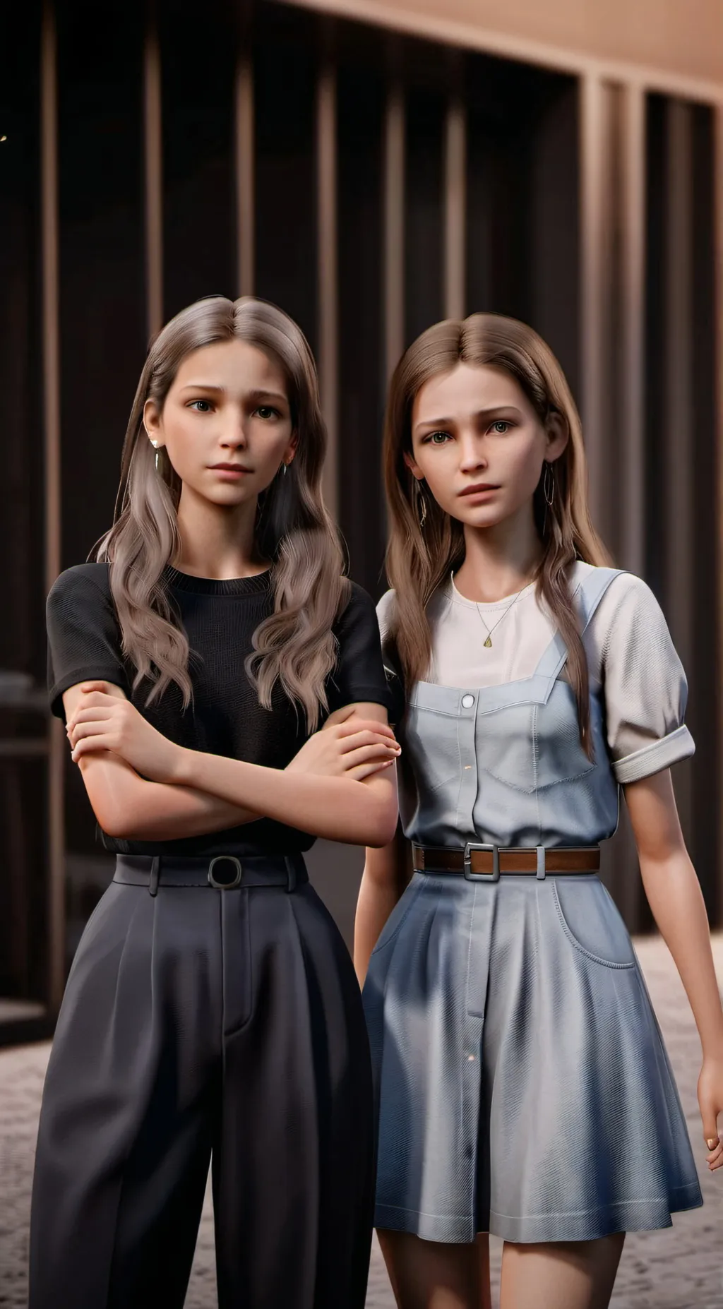 ai character: Carla and Laura background