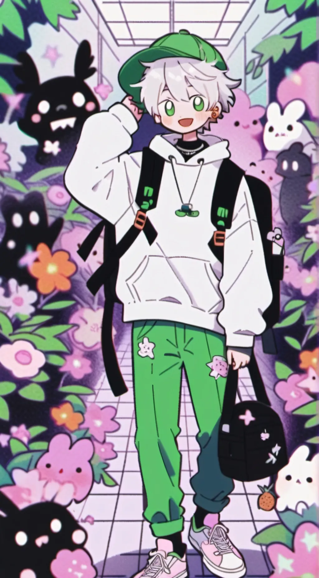 ai character: Oliver  background