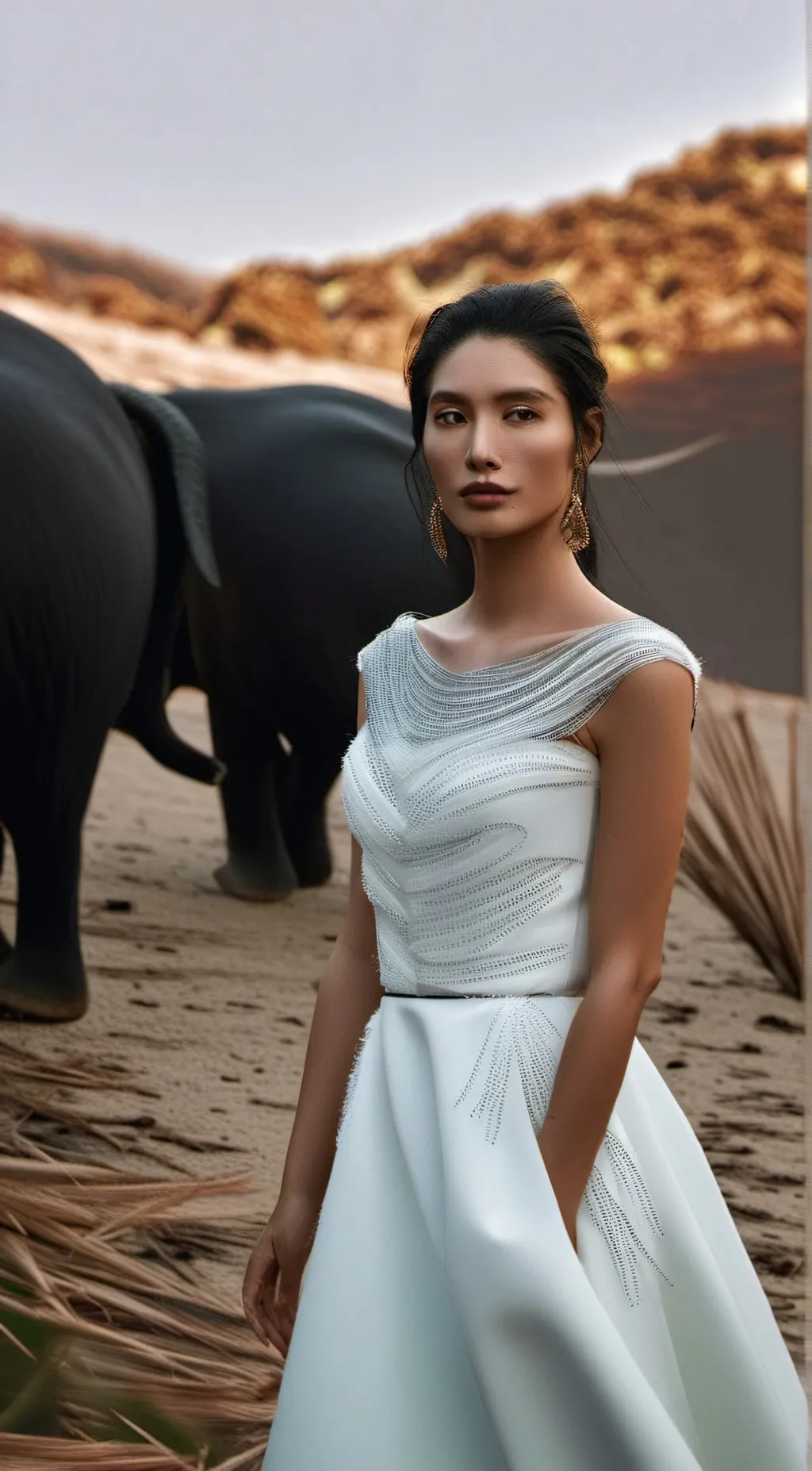 ai character: kimora  background