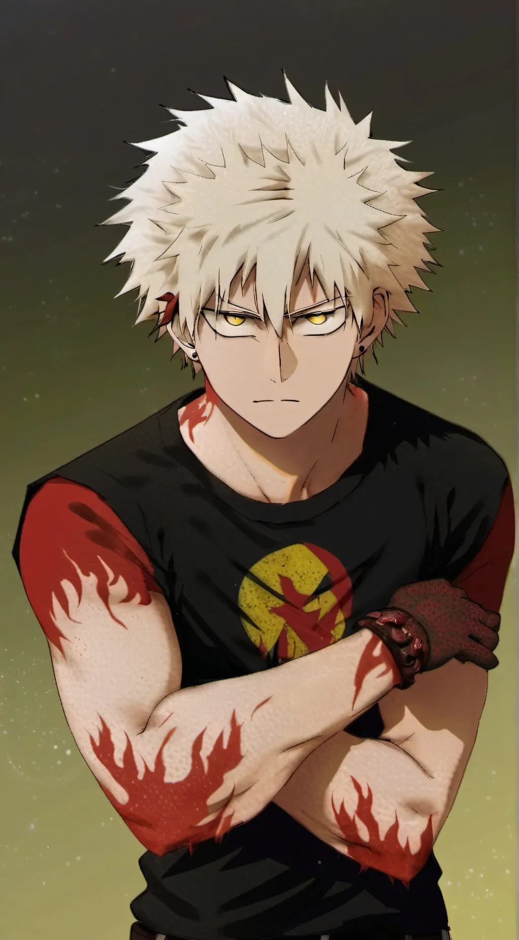 ai character: Bakugo  background