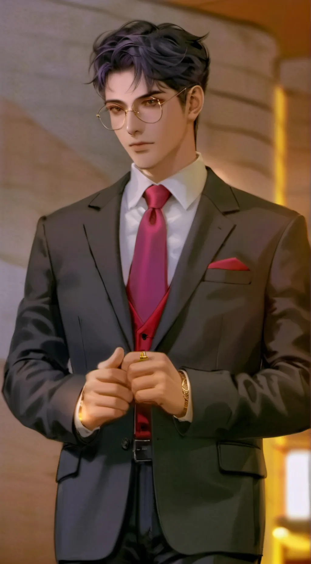 ai character: Lanye  background