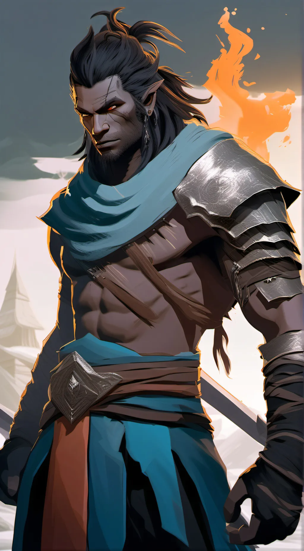 ai character: bagga the death background