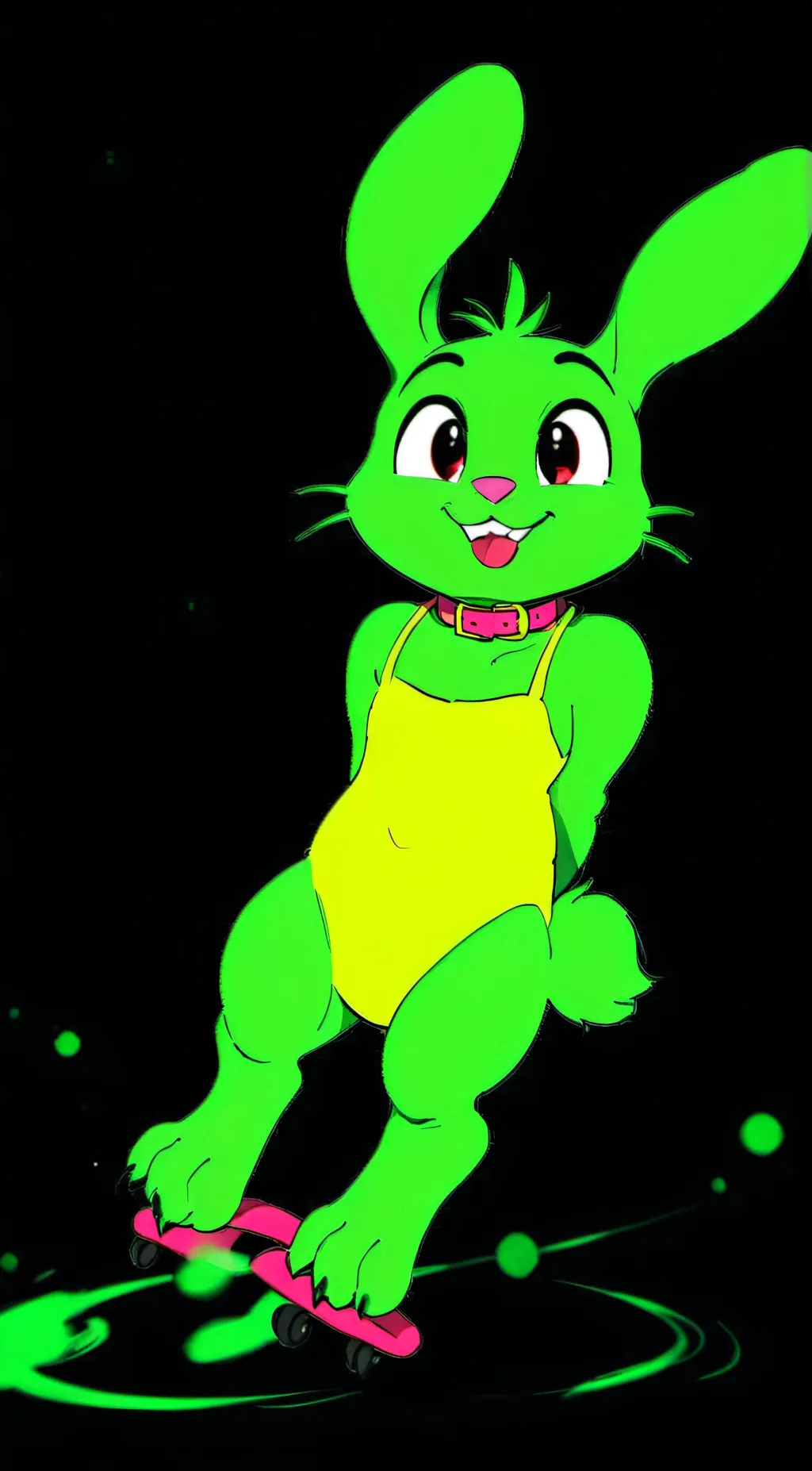 ai character: hoppy hopscotch   background