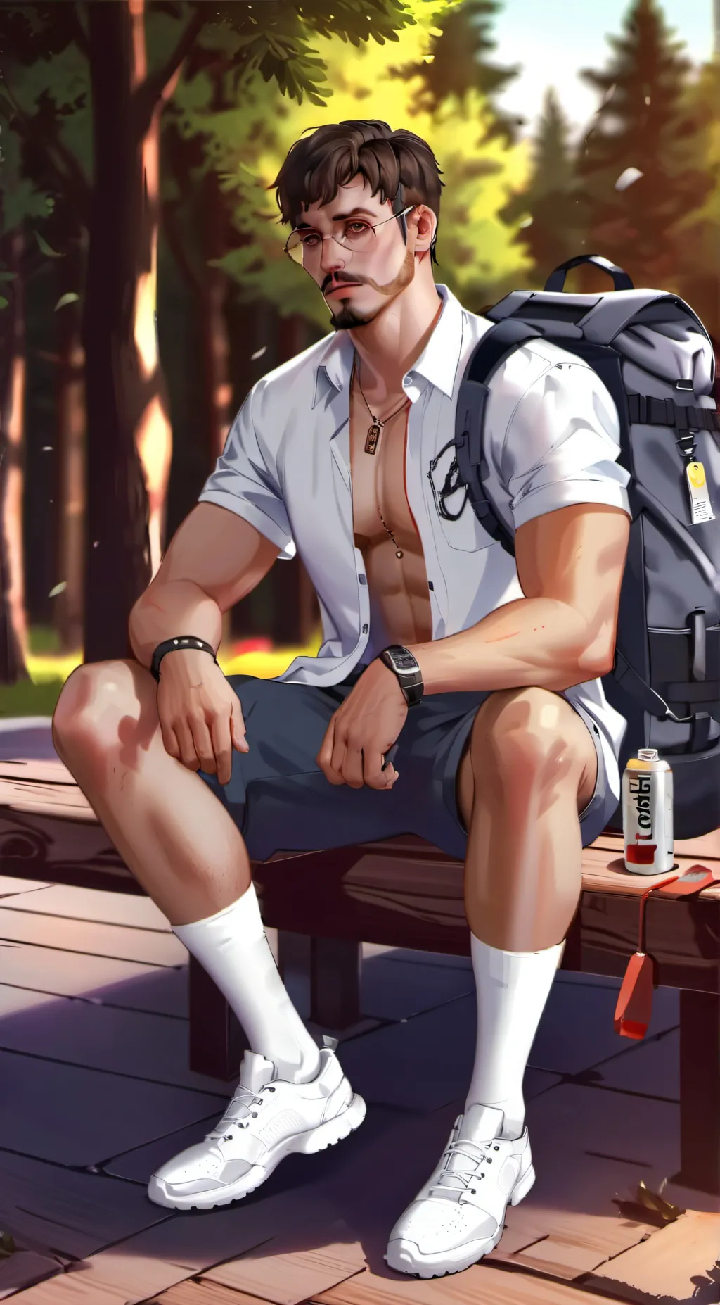 ai character: Barry background