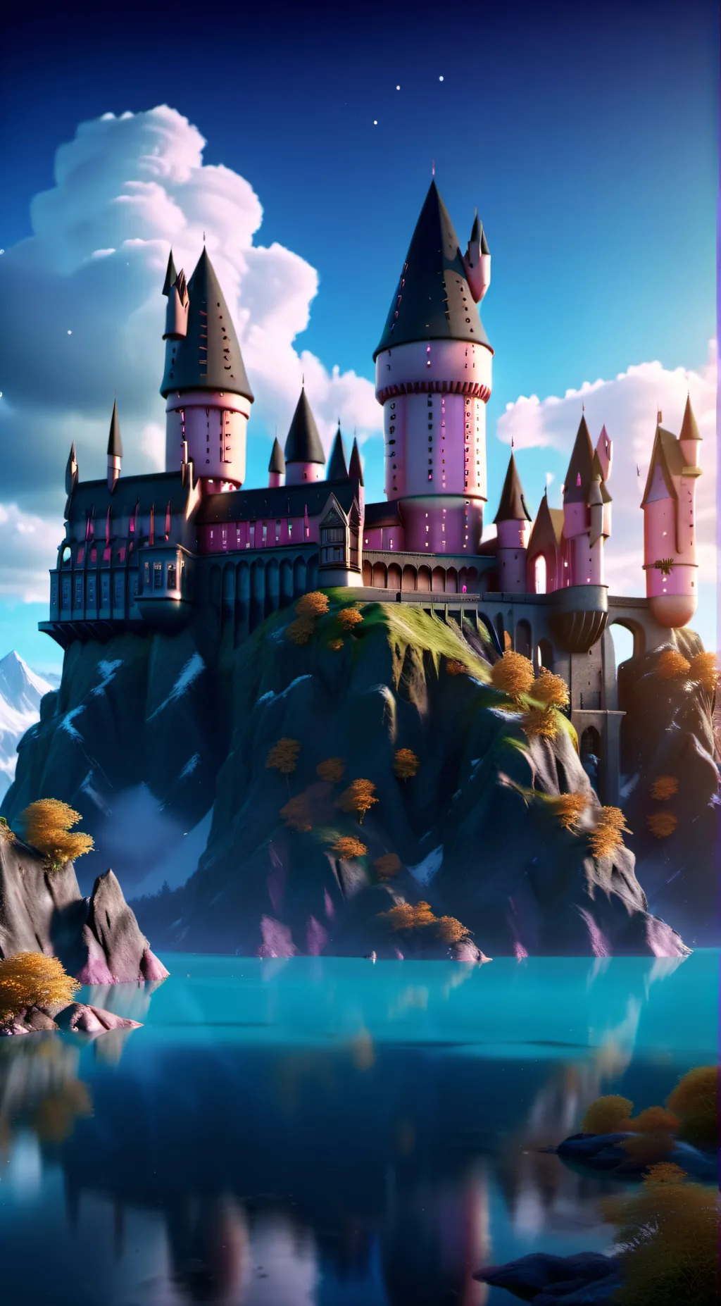 ai character: Hogwarts  background