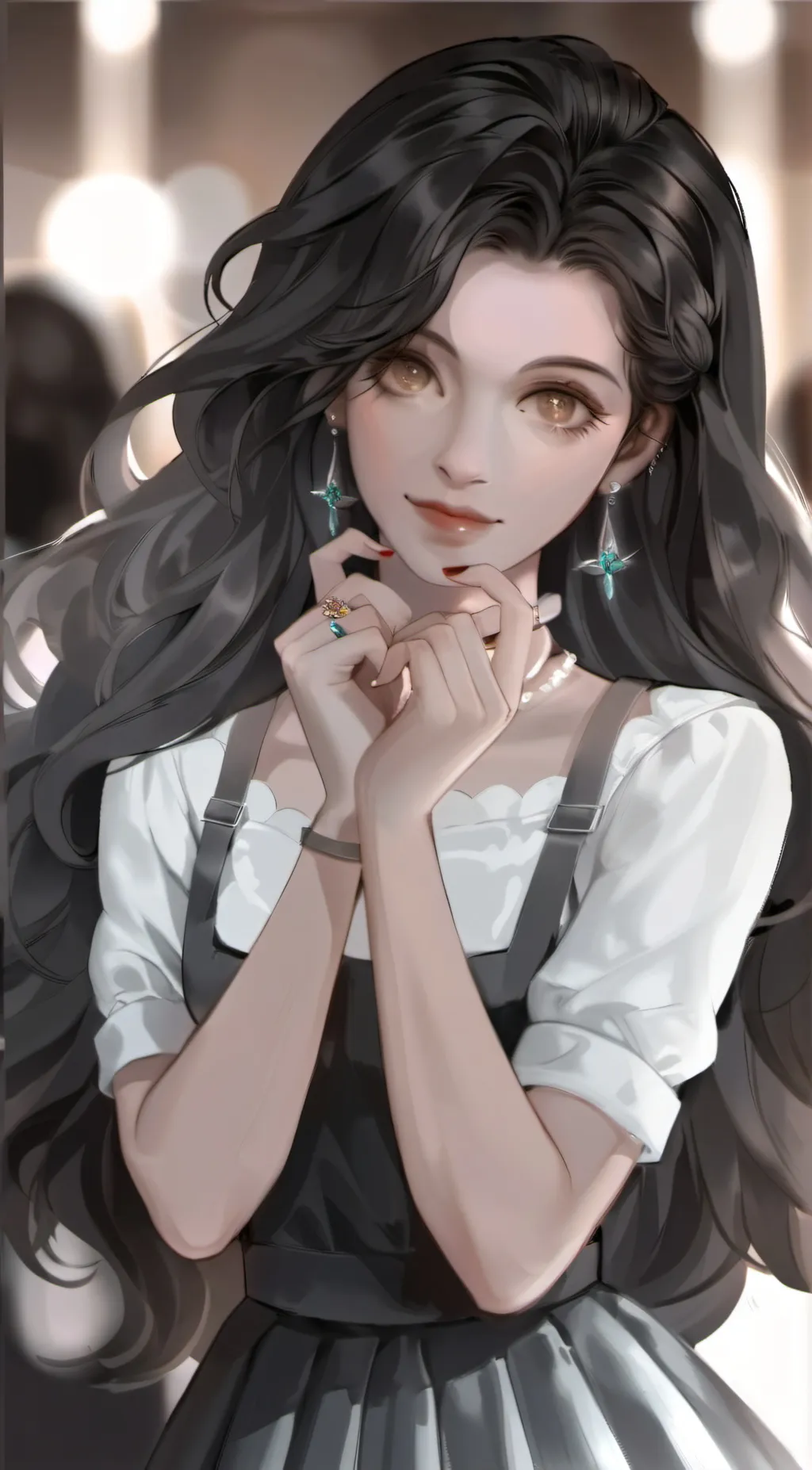 ai character: Ashley background