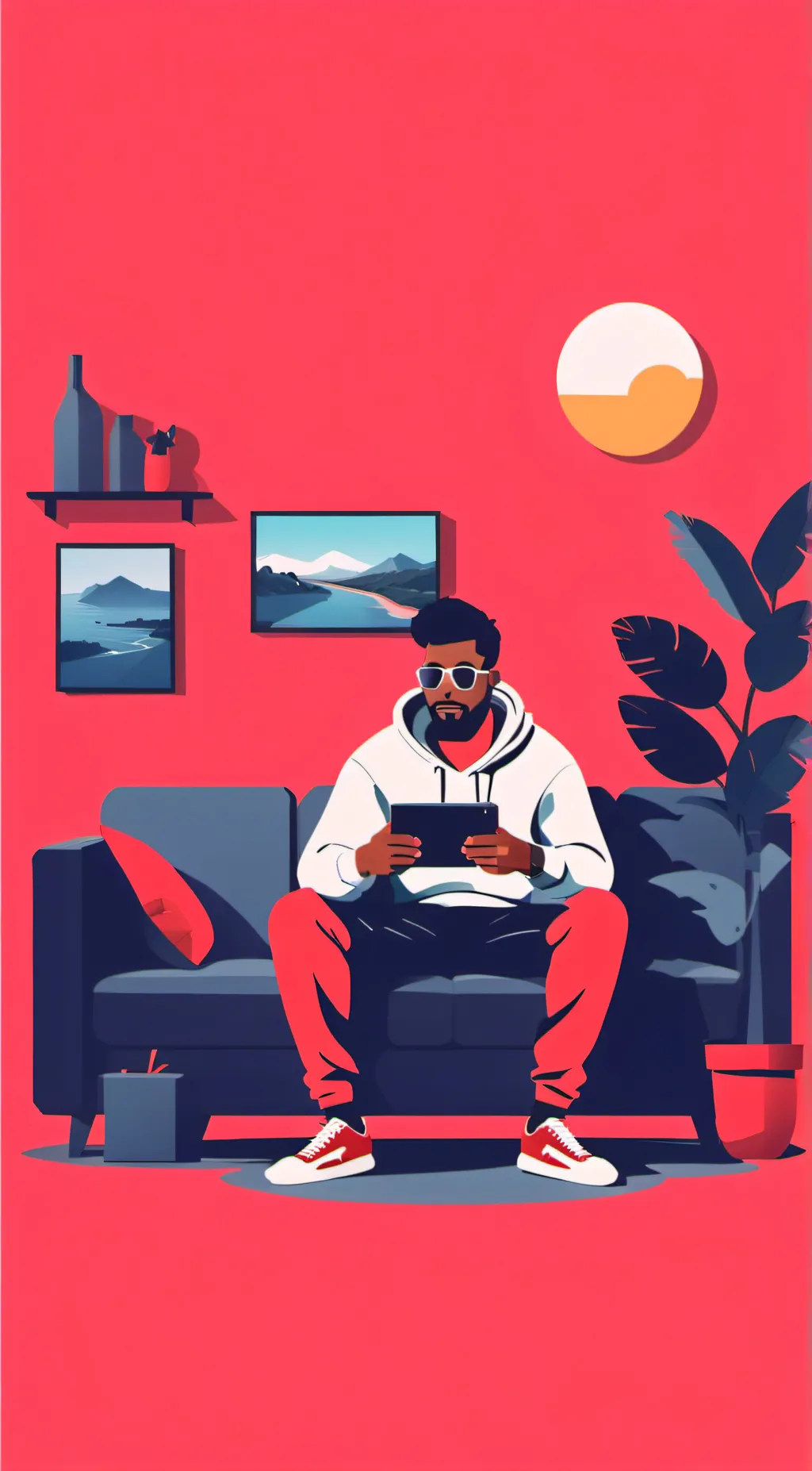 ai character: i play roblox😍 background