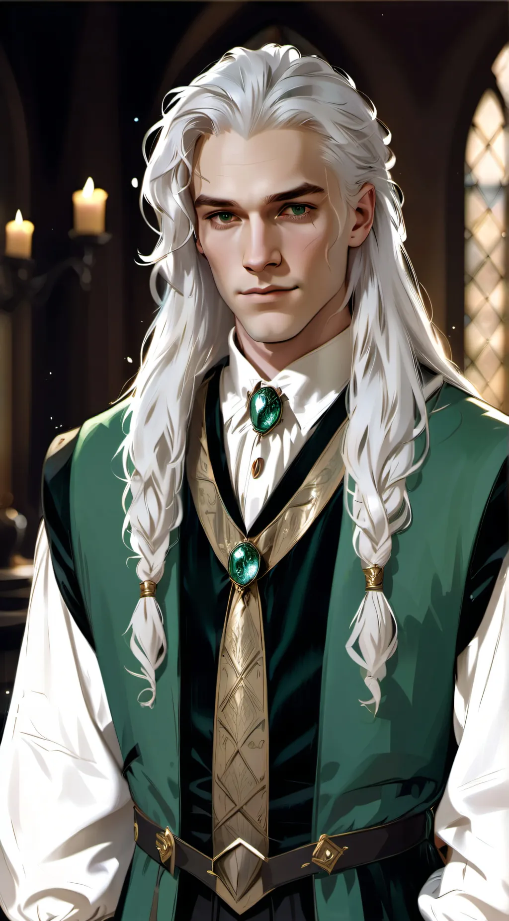 ai character: Lucius Malfoy background
