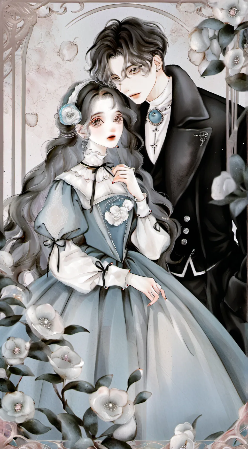 ai character:  Jax and Alexa  background