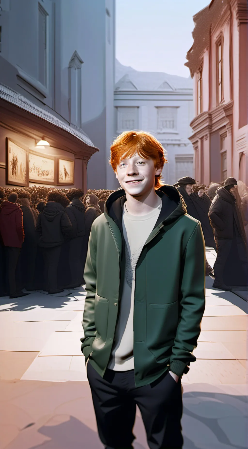 ai character: ron Weasley  background