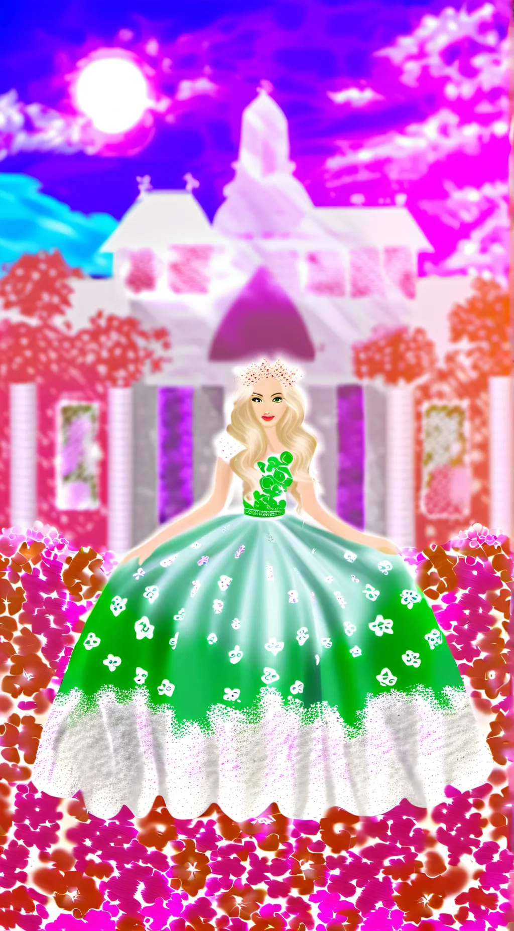 ai character: Barbie kills ken background