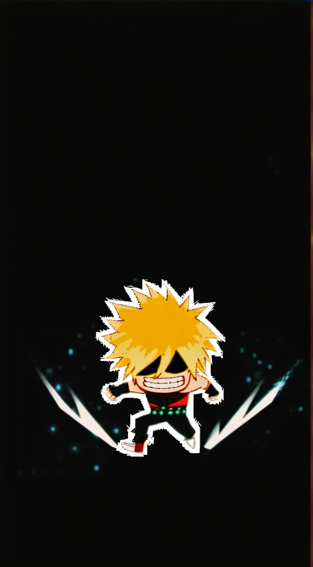 ai character: villain bakugo  background
