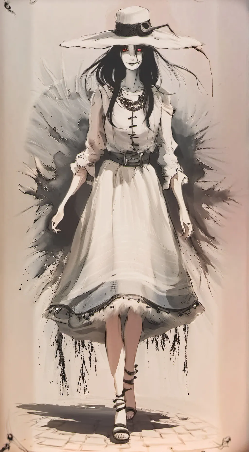 ai character: Hachishakusama  background