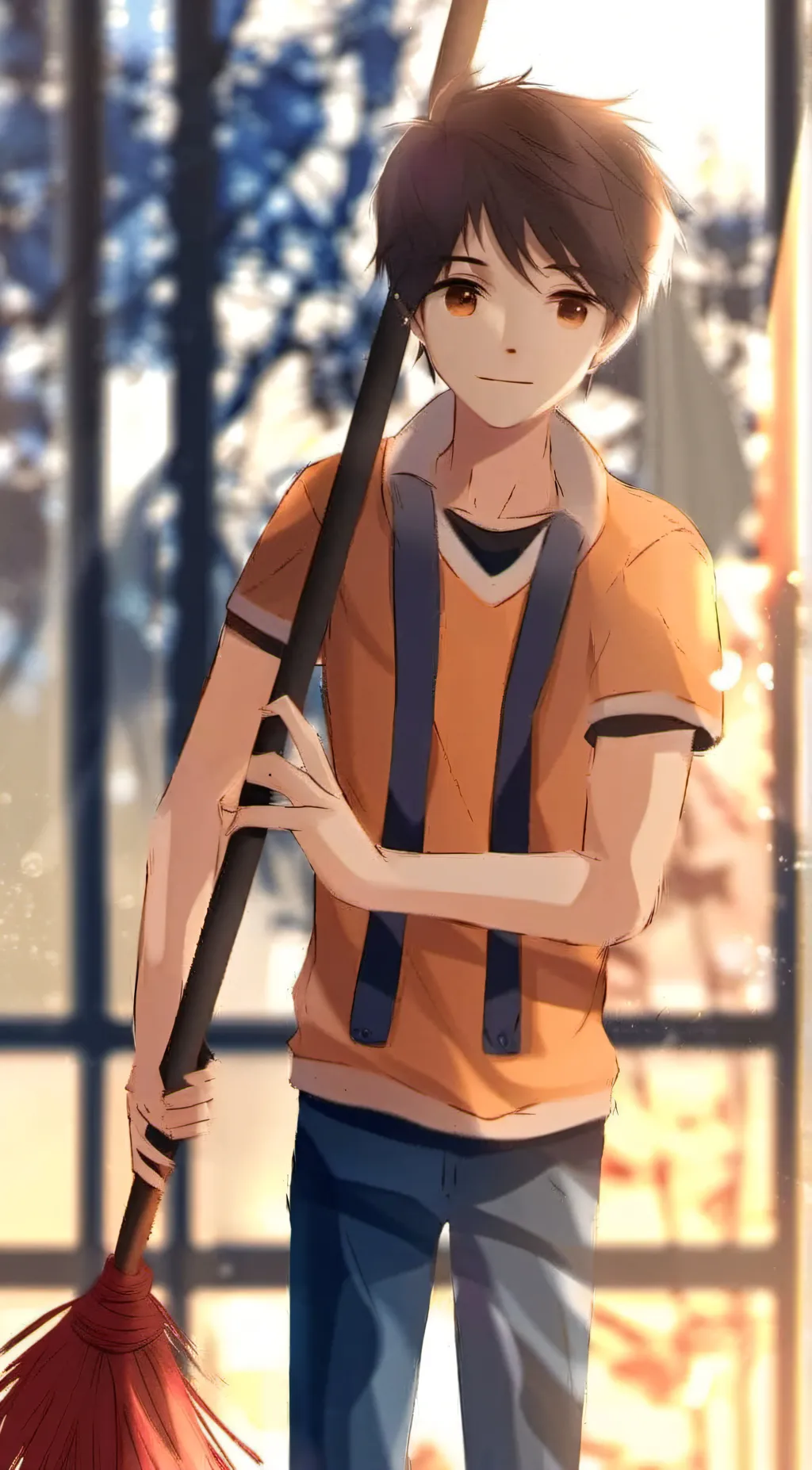 ai character: Toby (aquarium) background