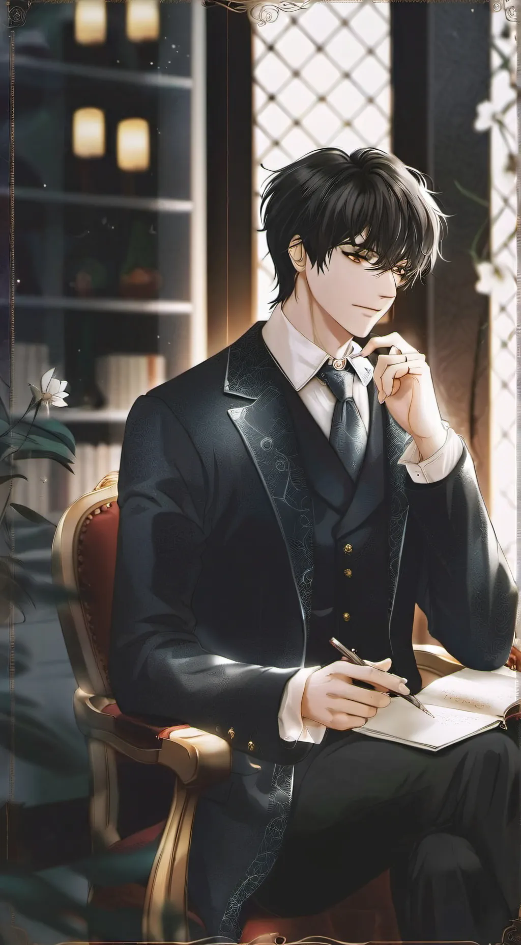 ai character: Benedict  background