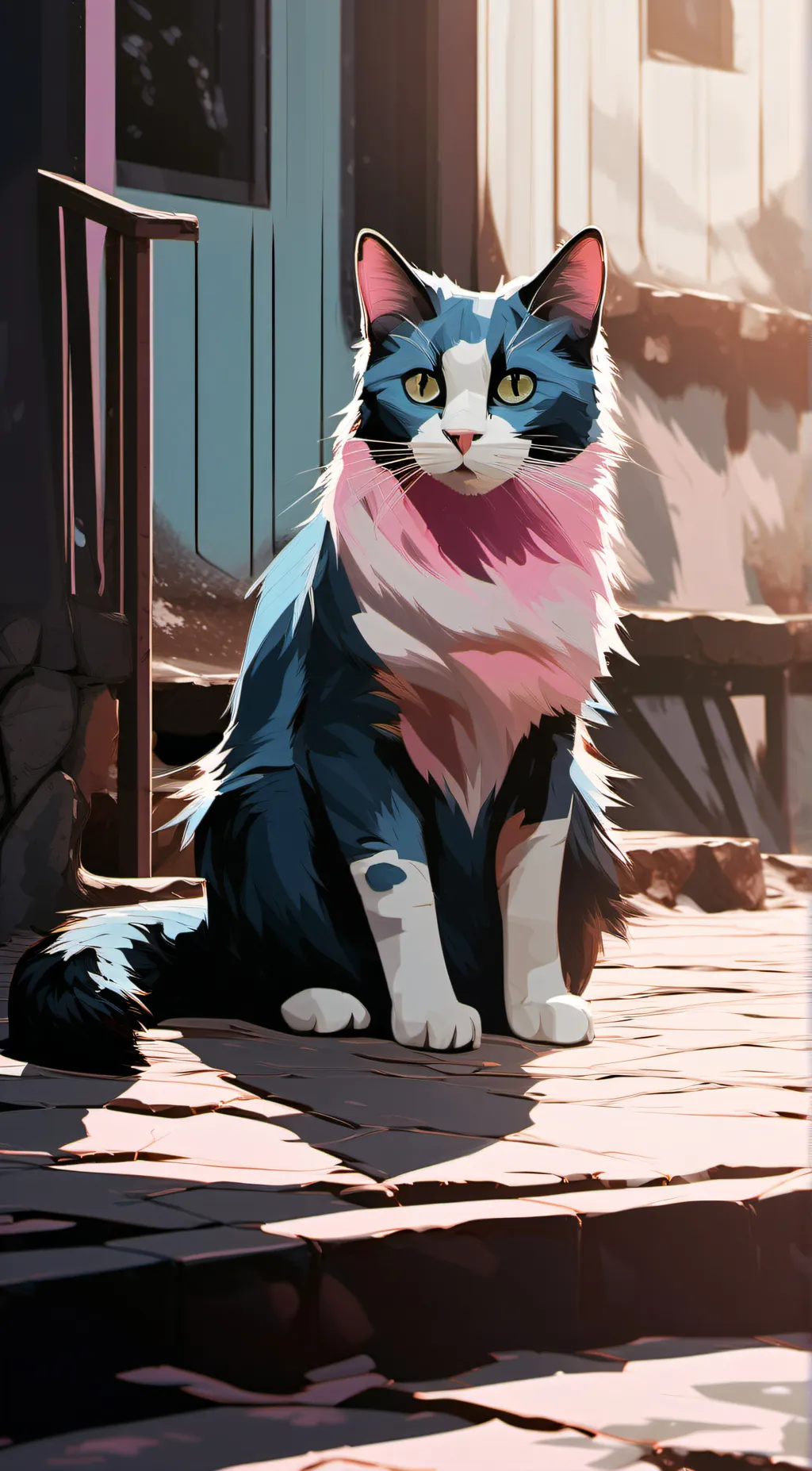 ai character: this is an ad  background