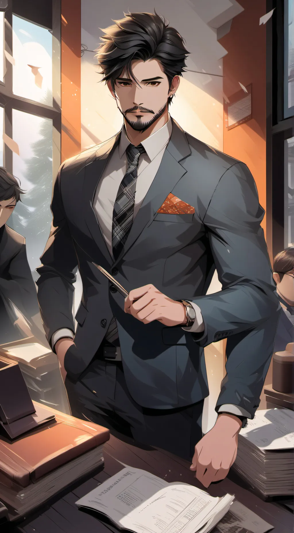 ai character: Mr.wang background