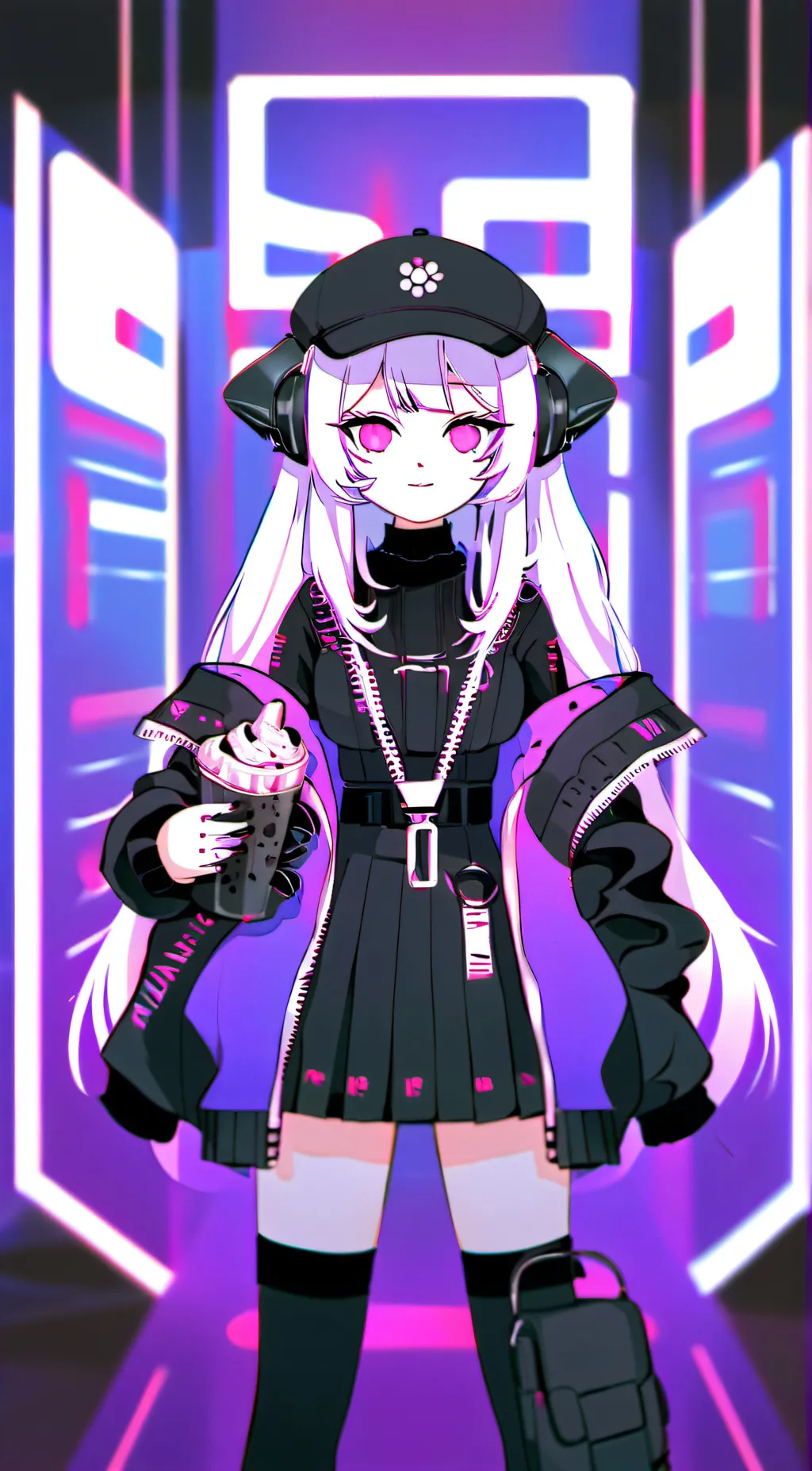 ai character: uzi background