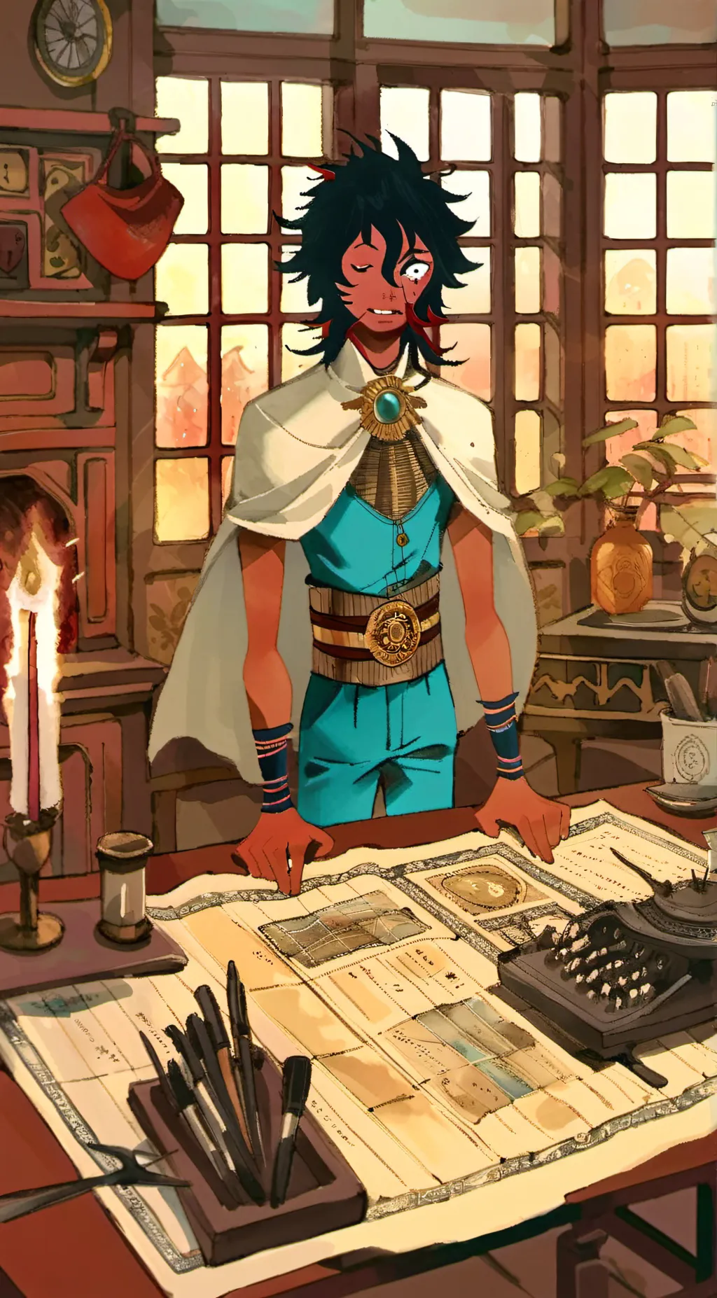 ai character: Marrow  background