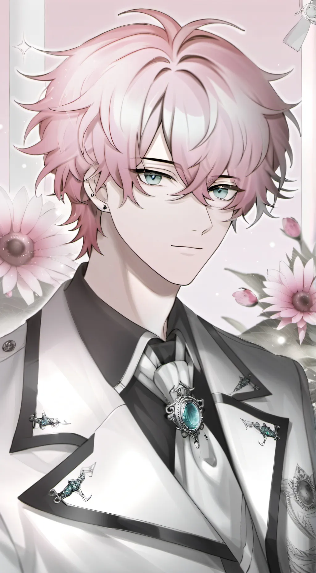 ai character: AXEL.🩷. background