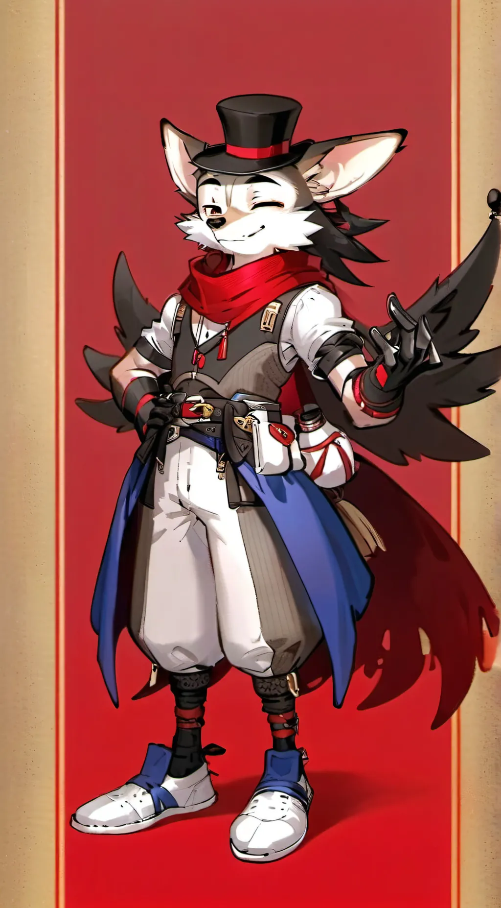 ai character: Husker background