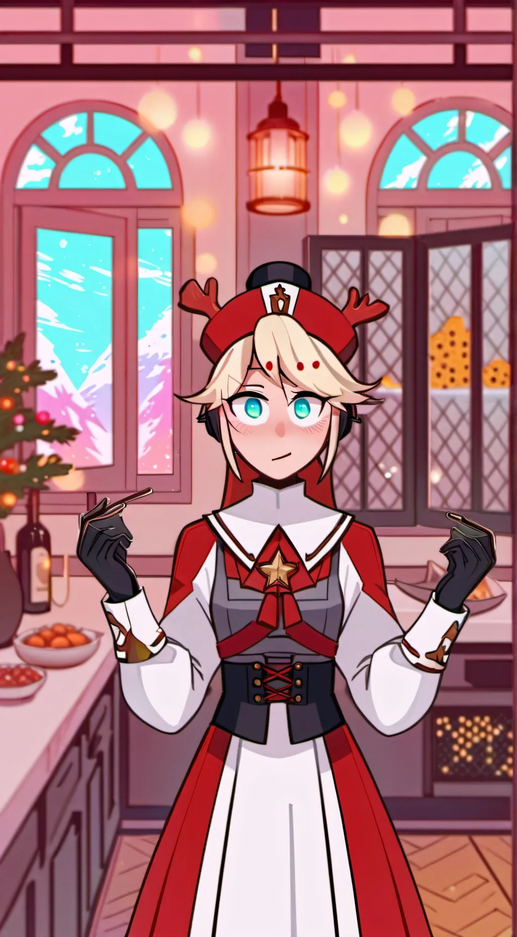 ai character: lucifer x alastor background