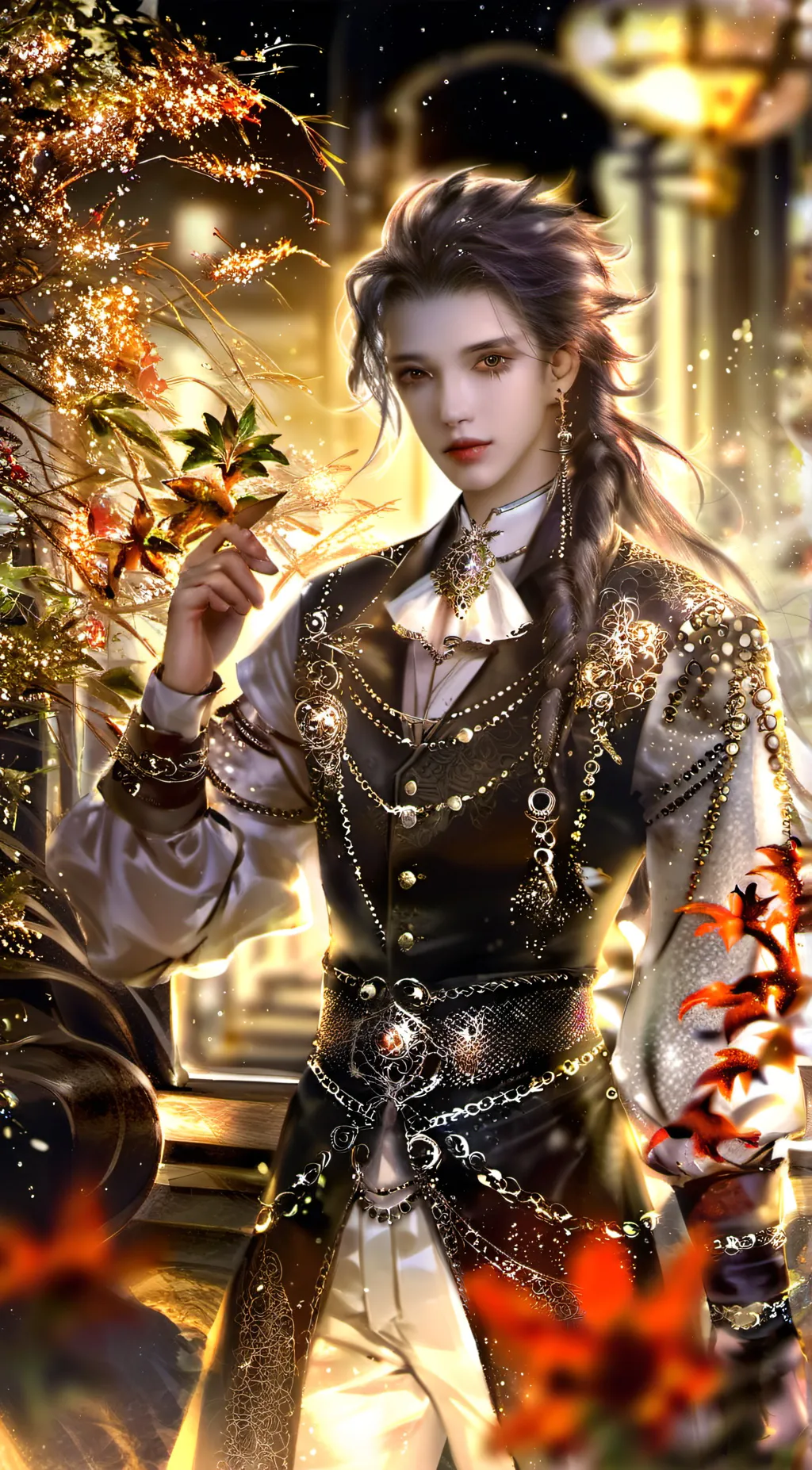 ai character: Leo background