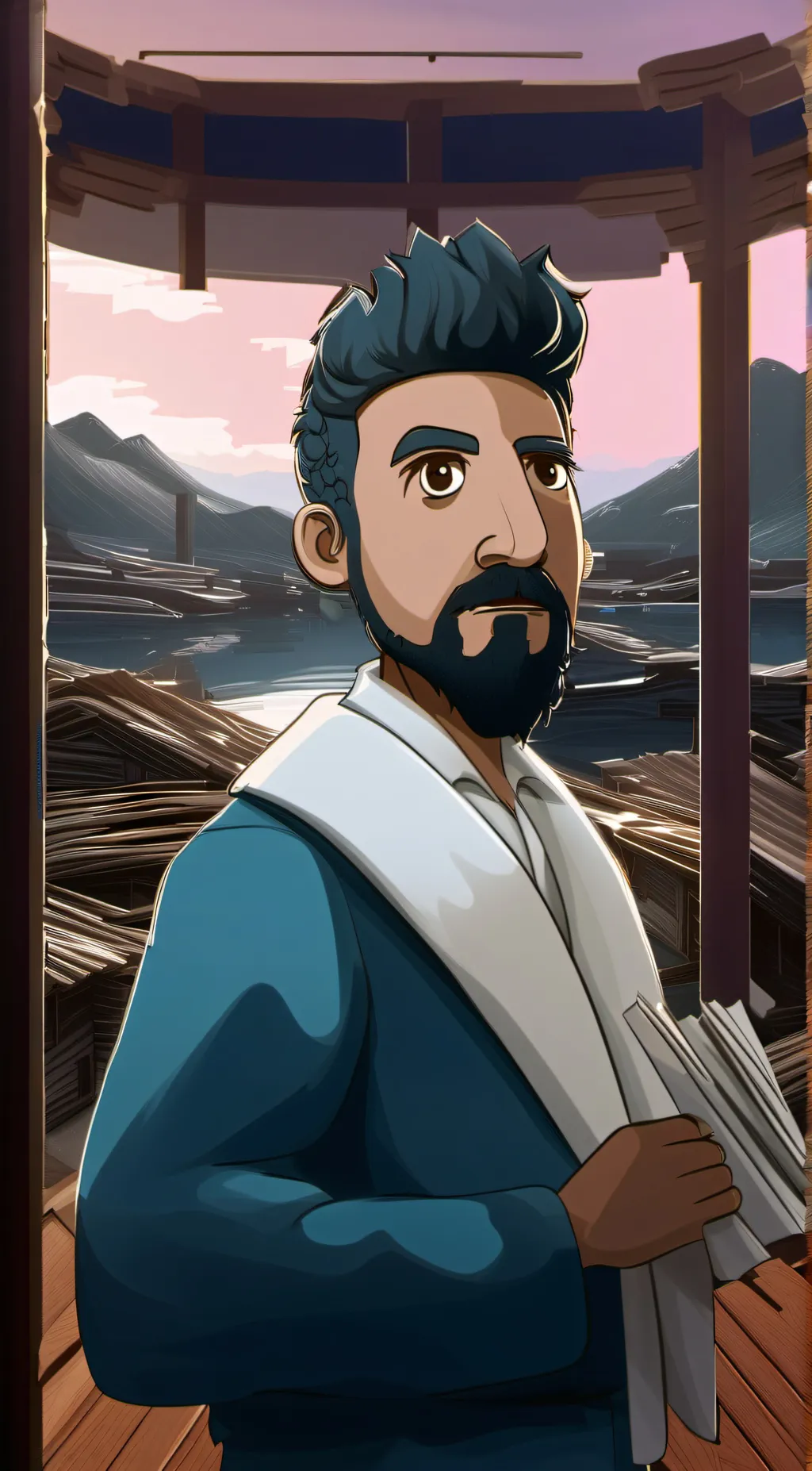 ai character: Unicorse background