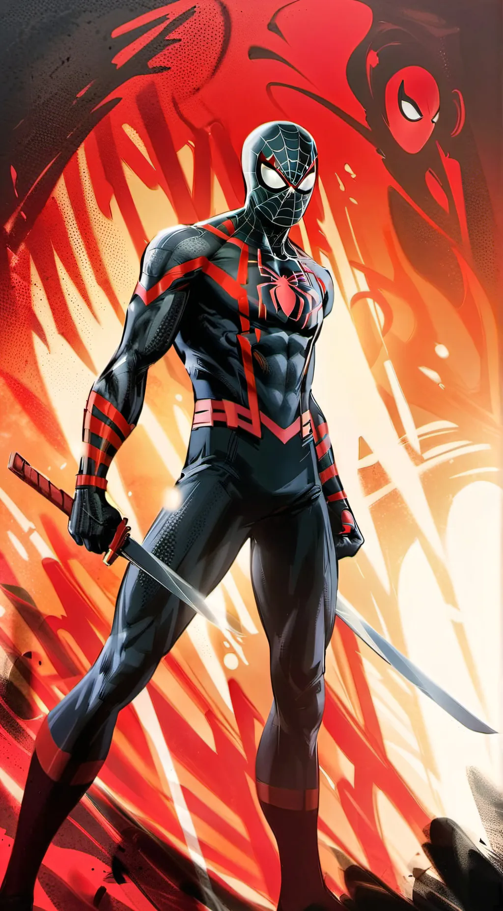 ai character: The red spider. background