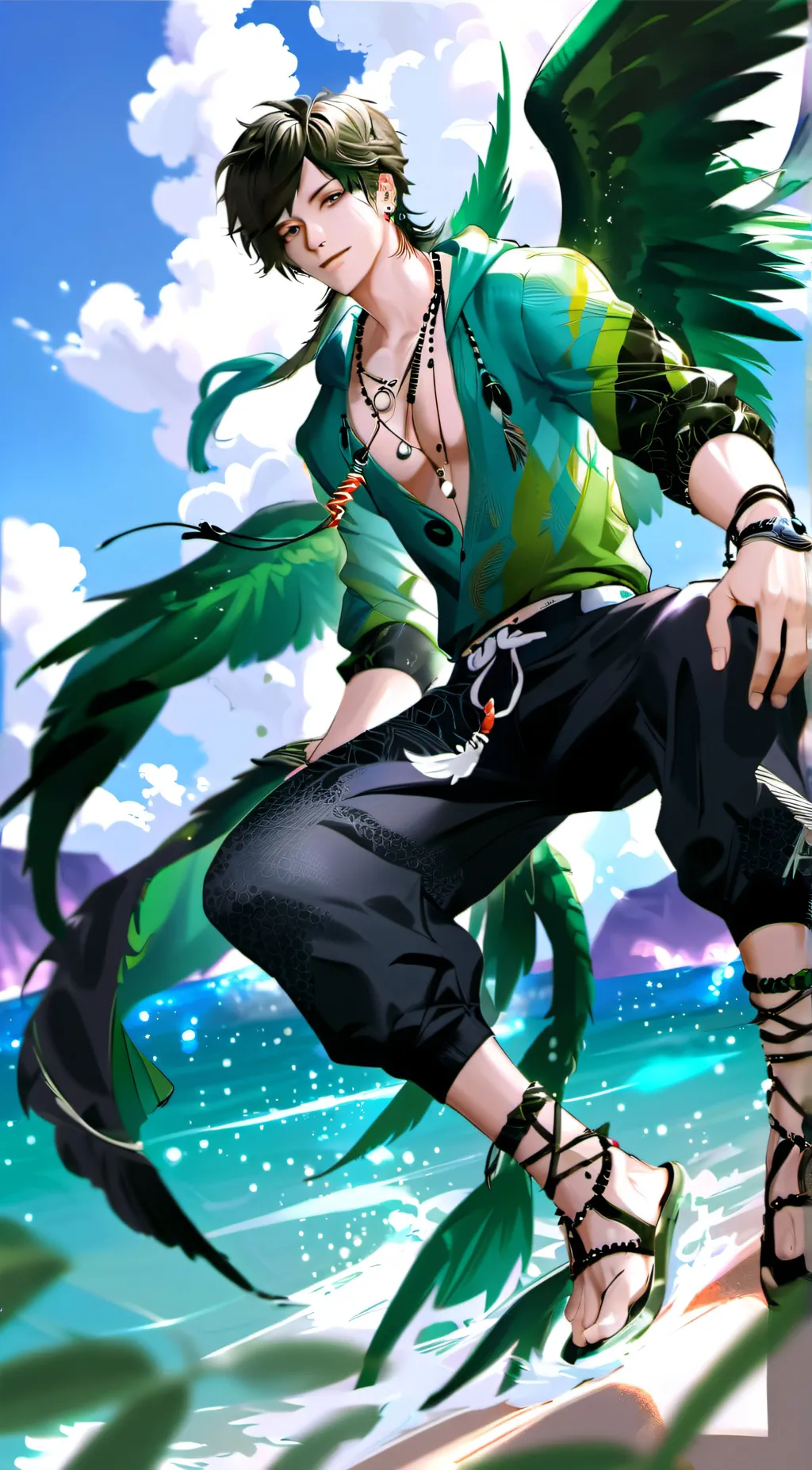 ai character: Travis background