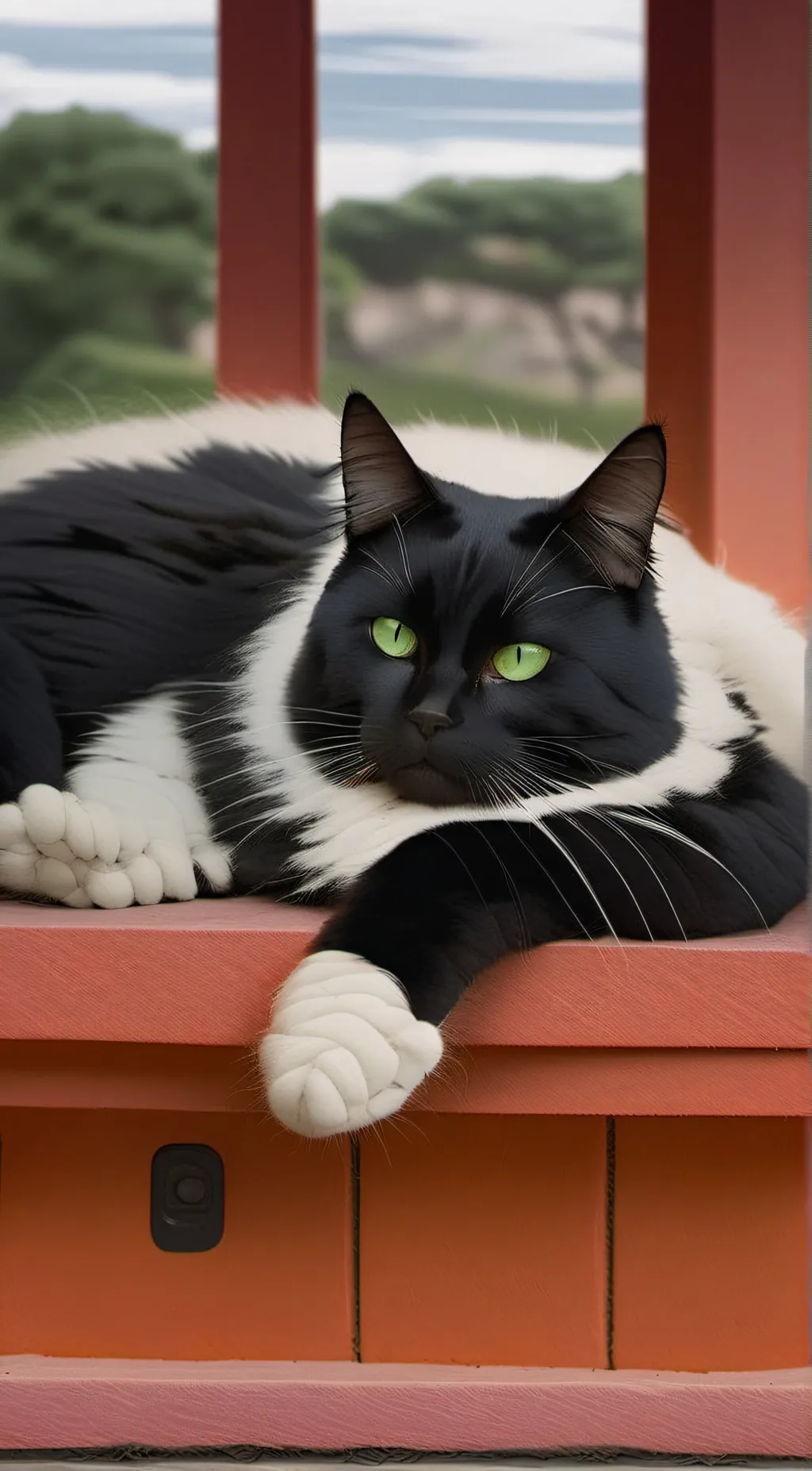 ai character: Maxwell cat background