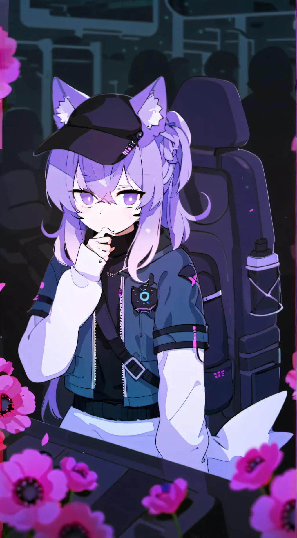 ai character: Catnap x y/n background