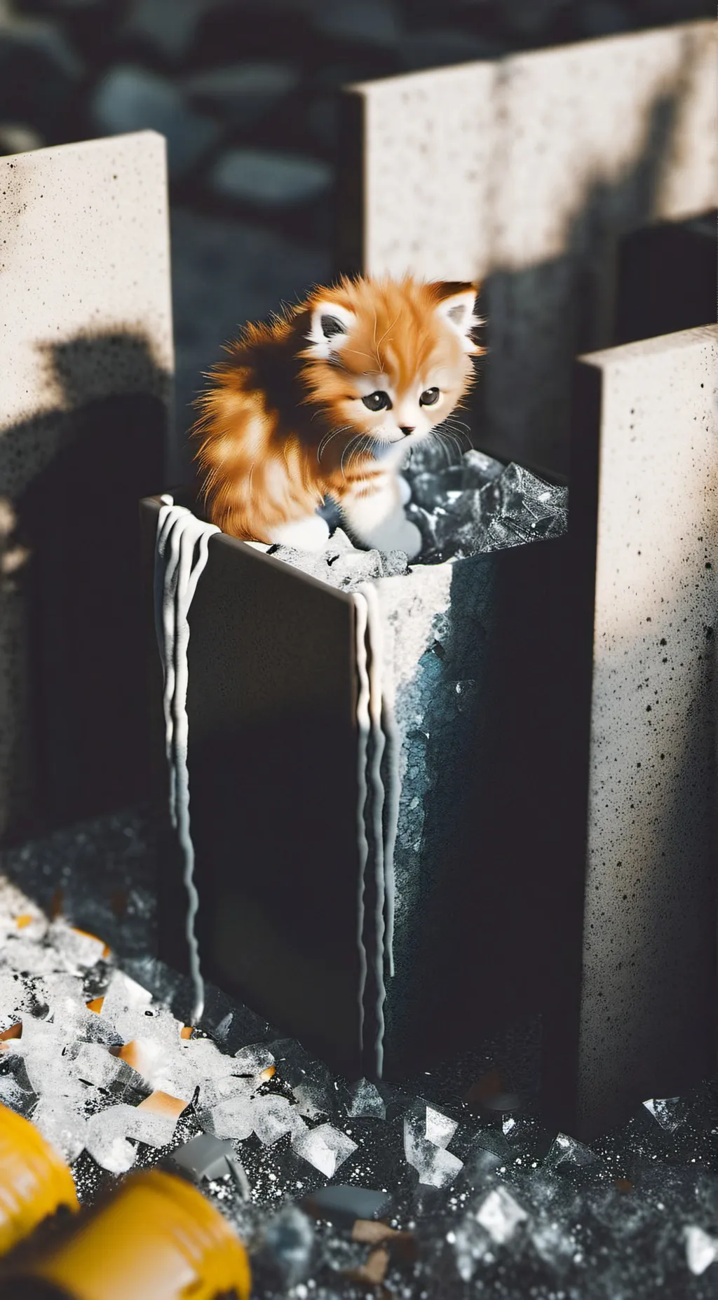 ai character: Plastic background