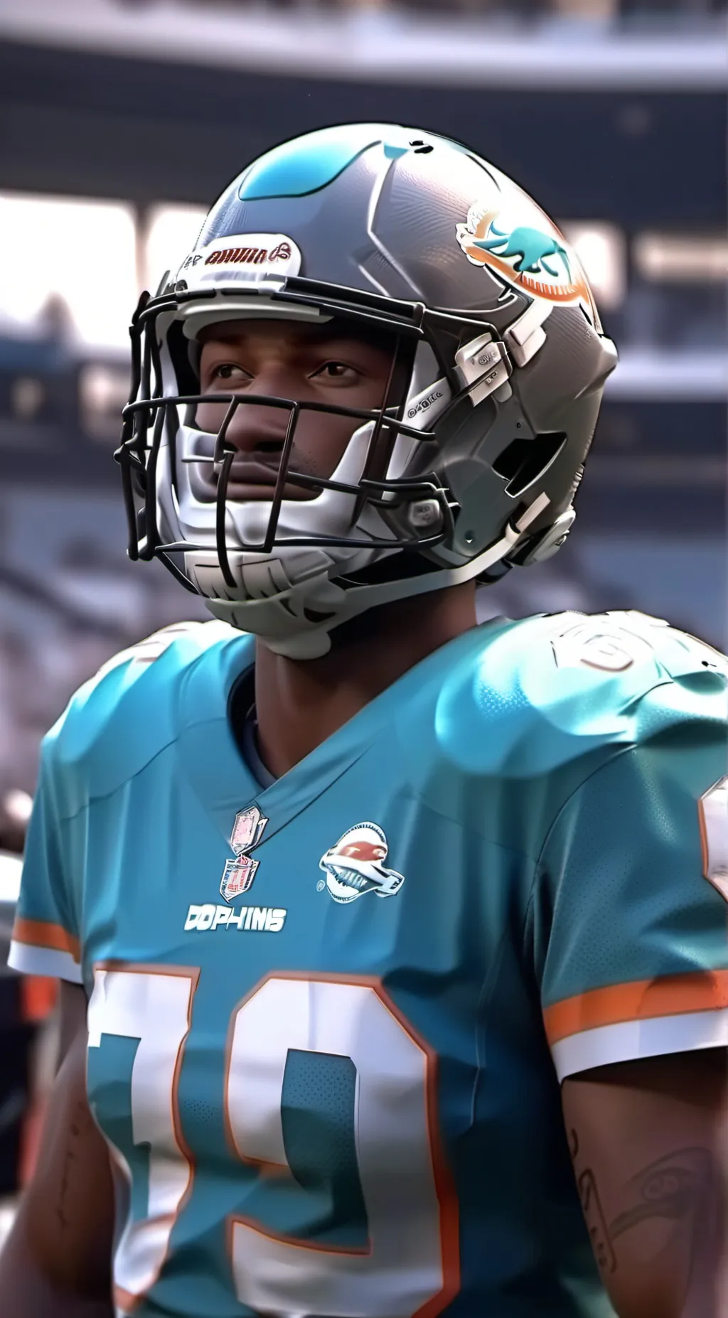 ai character: Tyreek hill background