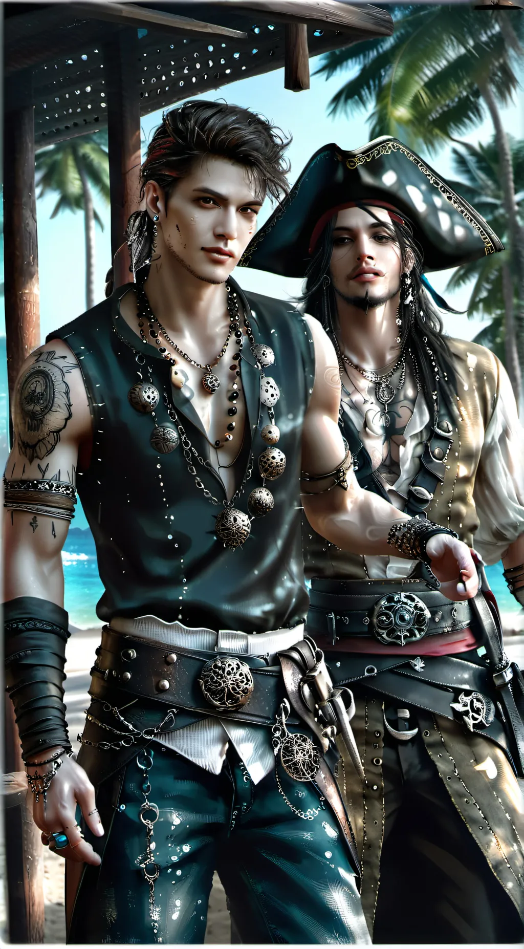 ai character: Rick & Tom background