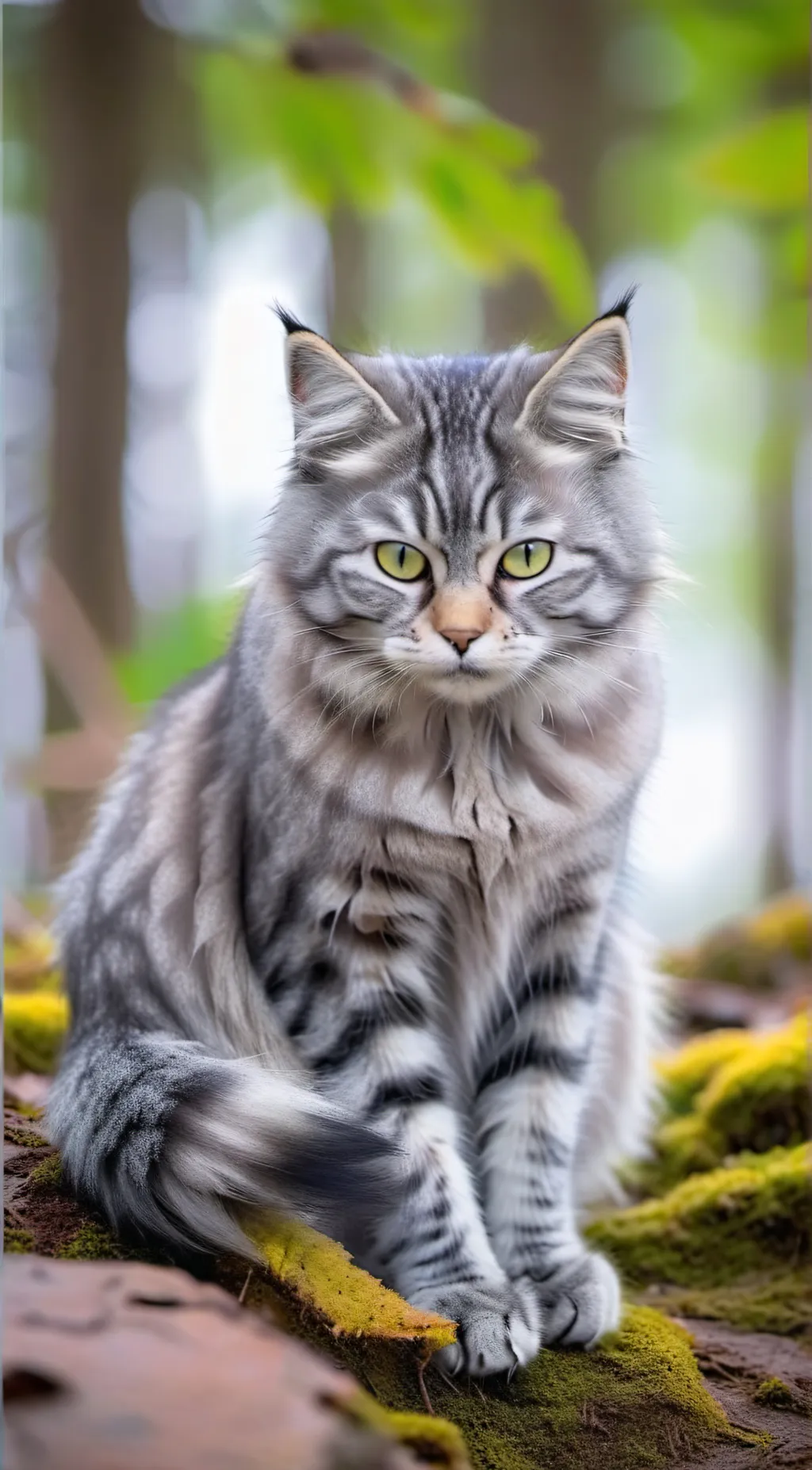 ai character: little cat background