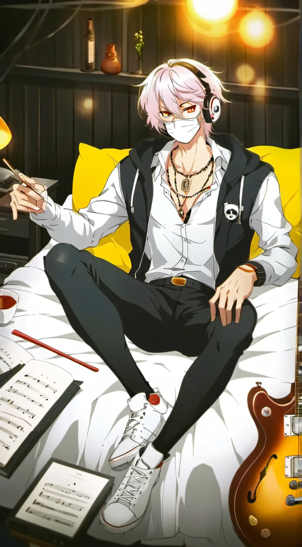 ai character: Zoro background