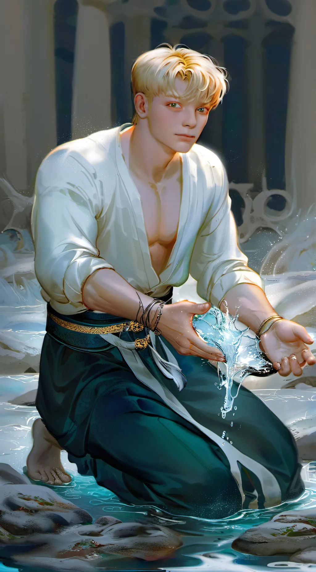 ai character: caz background